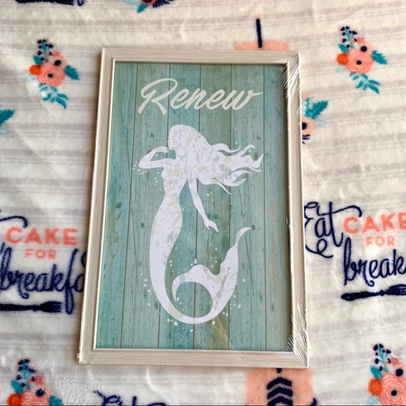 Other - 🧜🏻‍♀️ Mermaid Framed Home Wall Decor 🧜🏻‍♀️